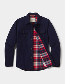 Men | Brightside Flannel Lined Workwear Jacket | Navy