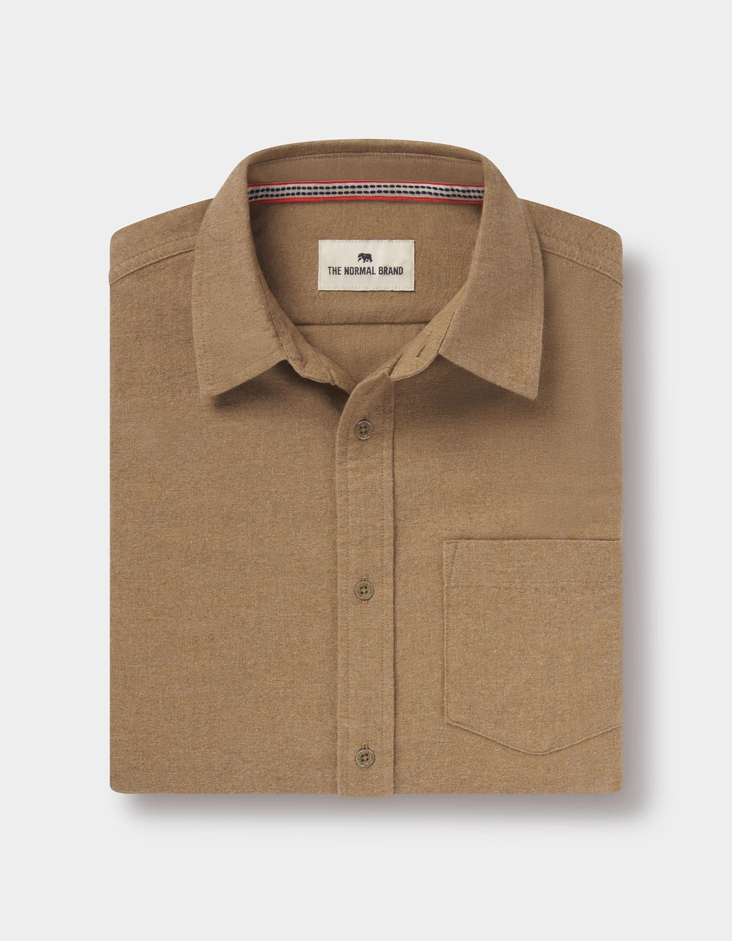 Men | Fairbanks Chamois Button Up | Toasted Chestnut