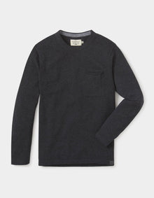 Men | Roll Hem Pocket Crew Sweater | Green