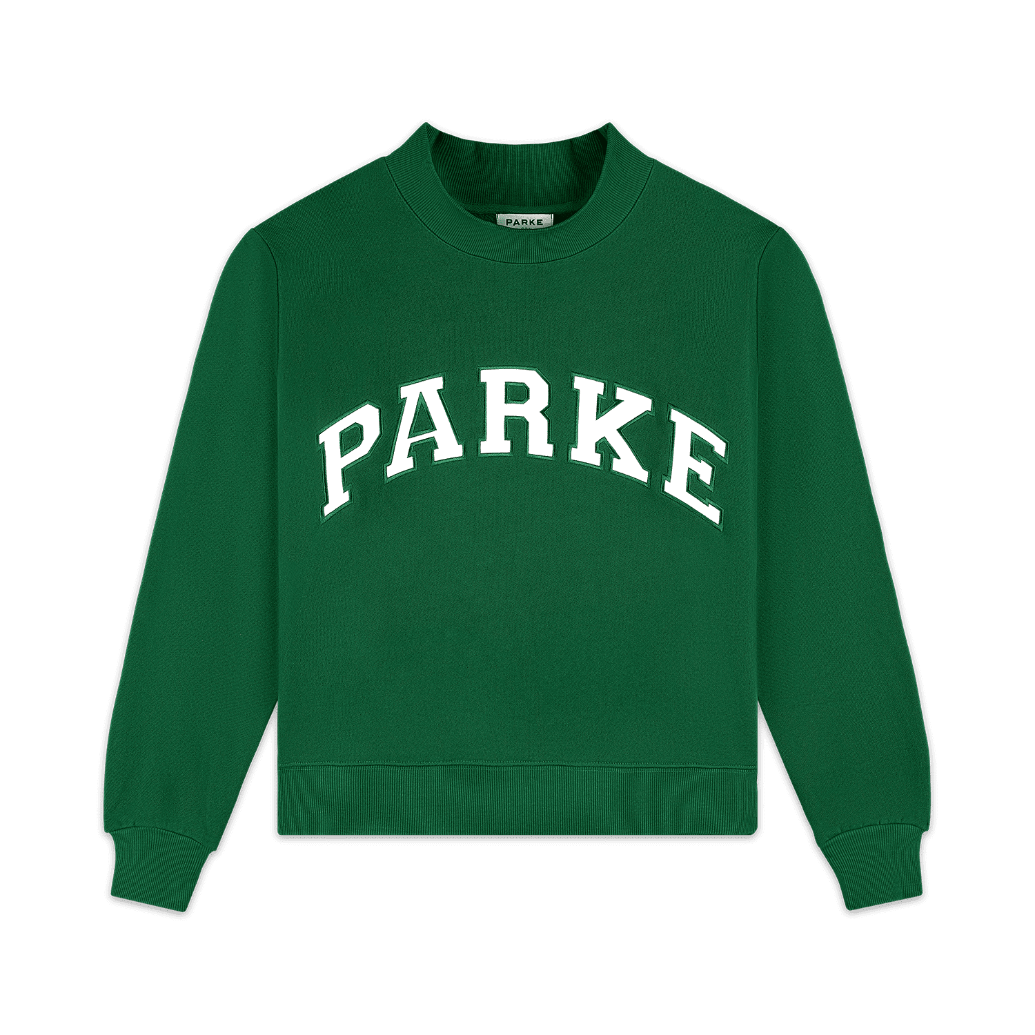 Varsity Mockneck | Palms/White