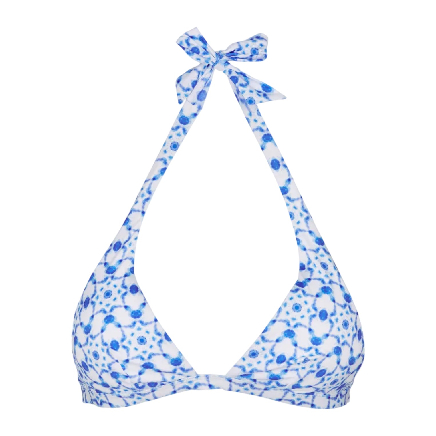 Women | Ikat Medusa Swim Top 2 | White