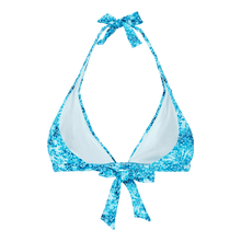 Women | Flower Tye & Dye Jersey Swim Top | Navy