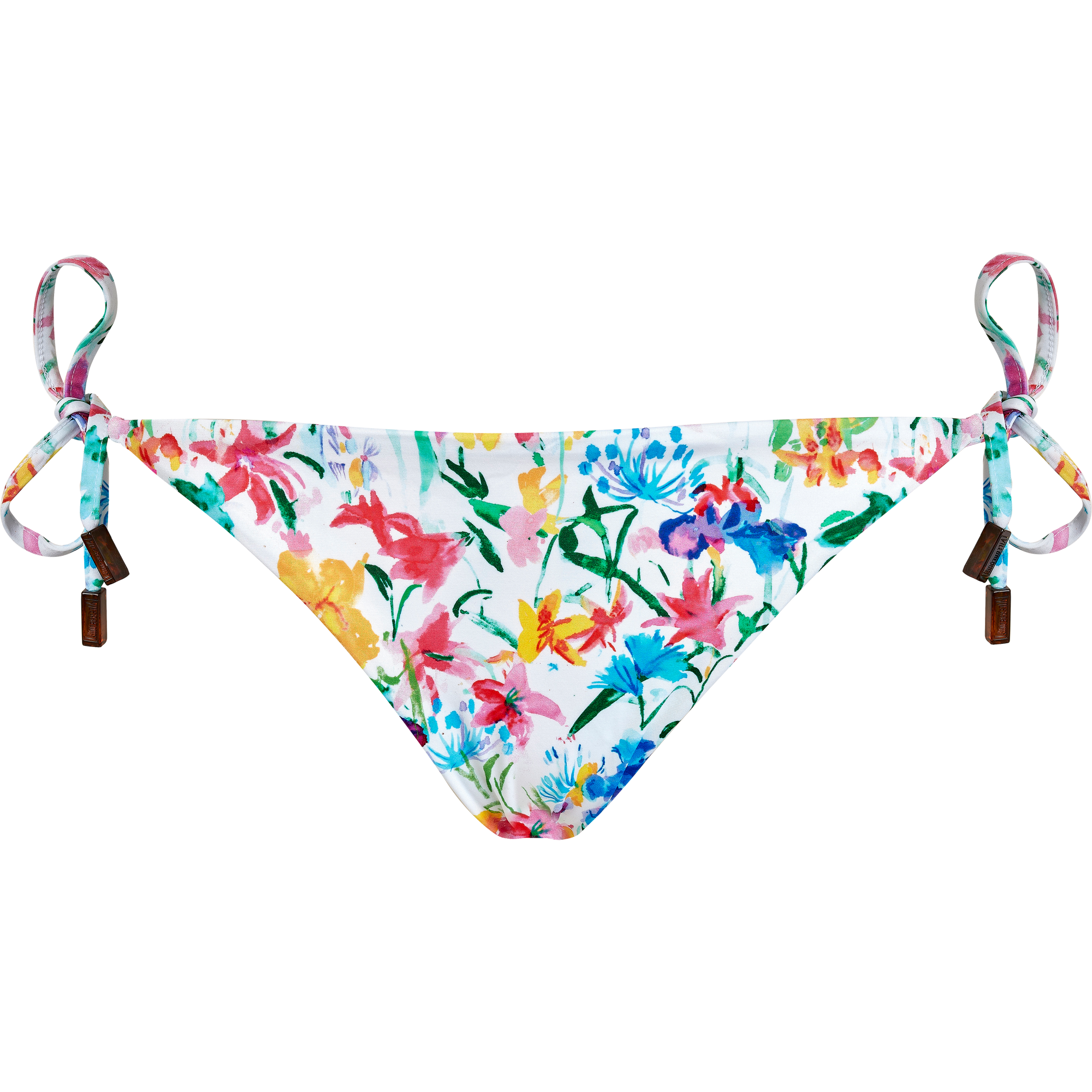 Women | Happy Flower Swim Bottom | White