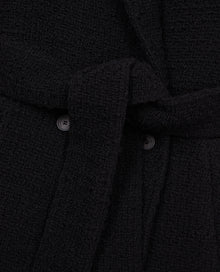 Long Tweed Coat | Women | Black