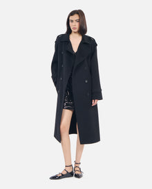 Trench Style Coat | Women | Black