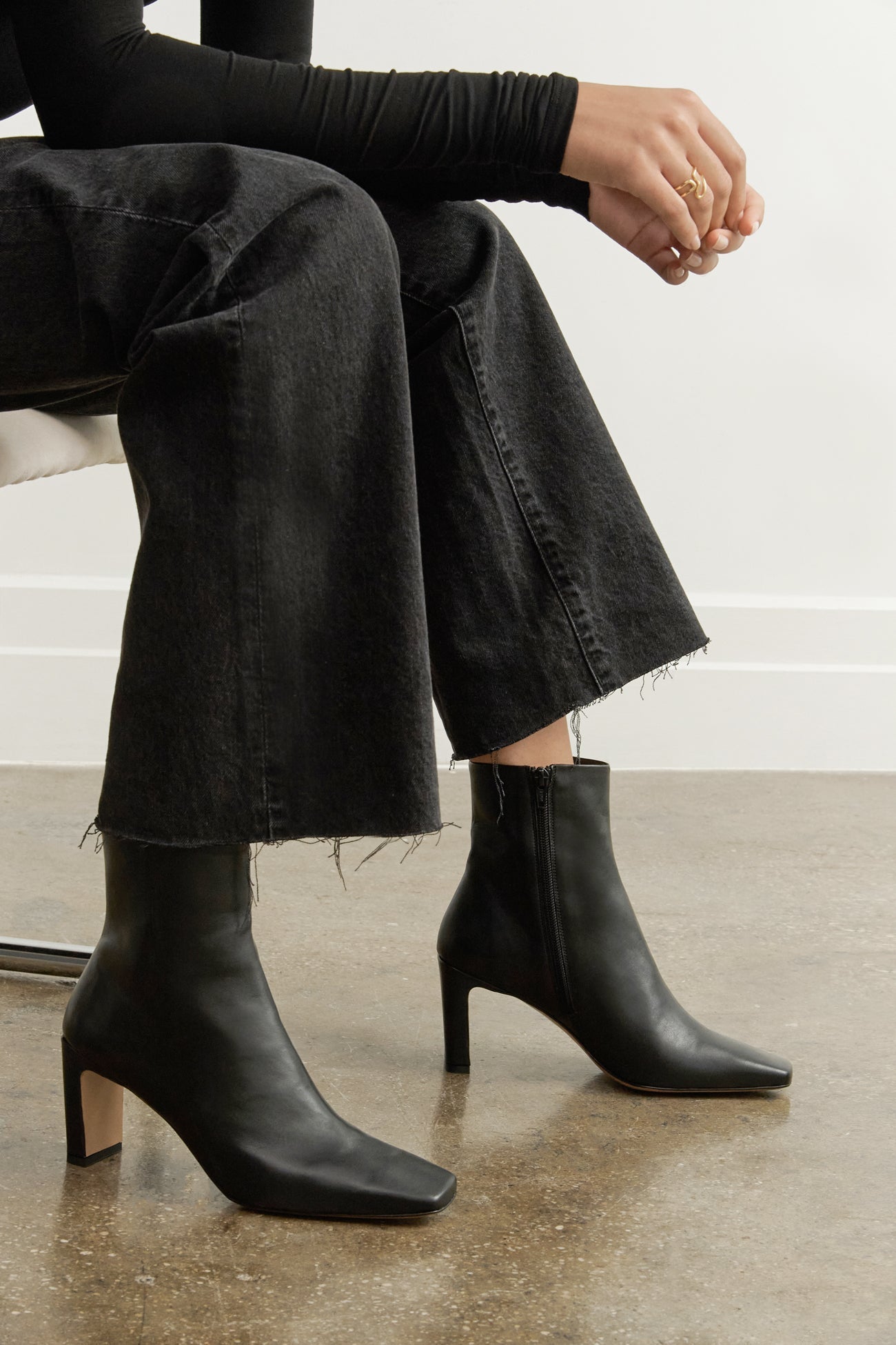 Dorset Narrow Heel Boots | Black