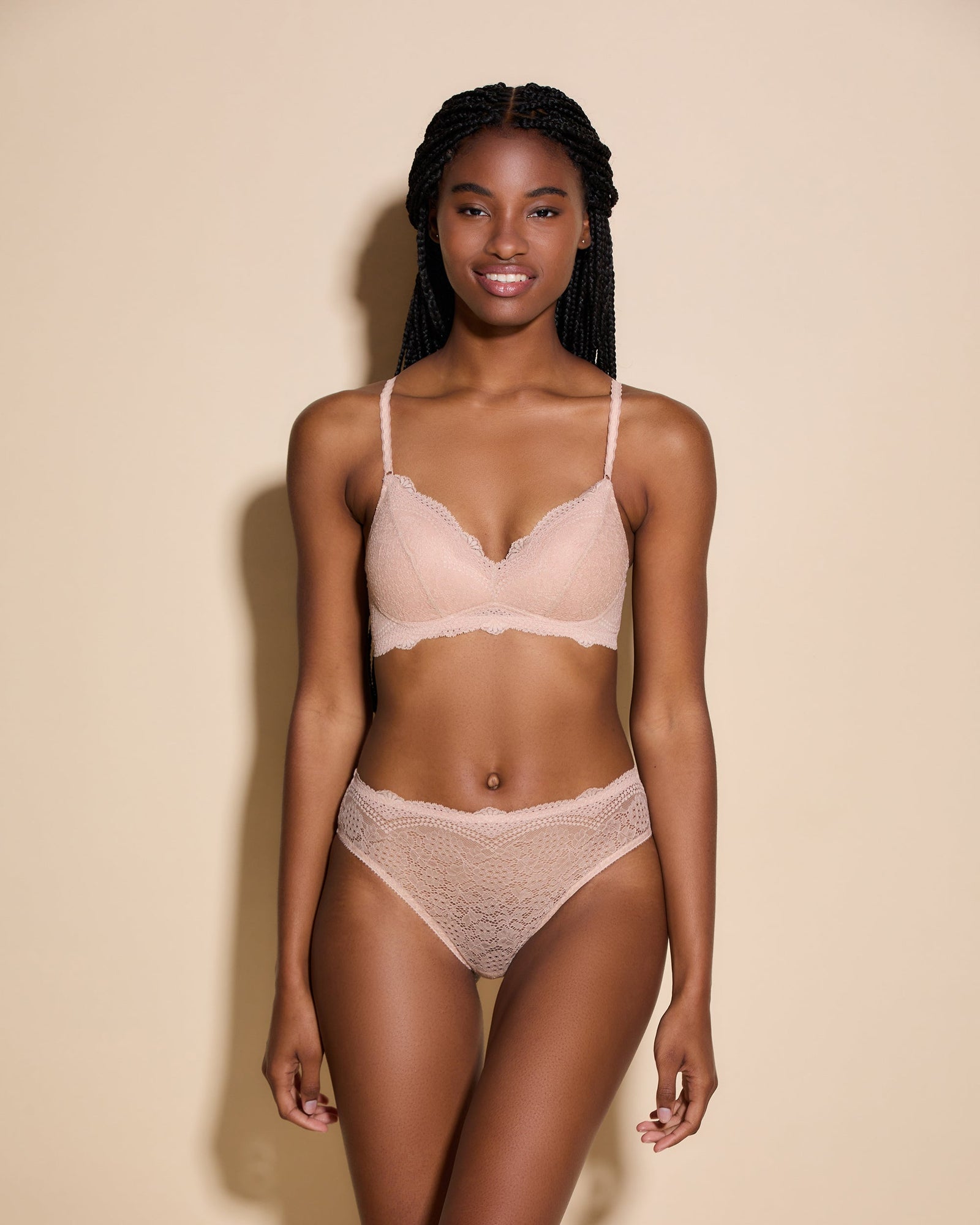 Beige Bralette - Forte Padded Bralette