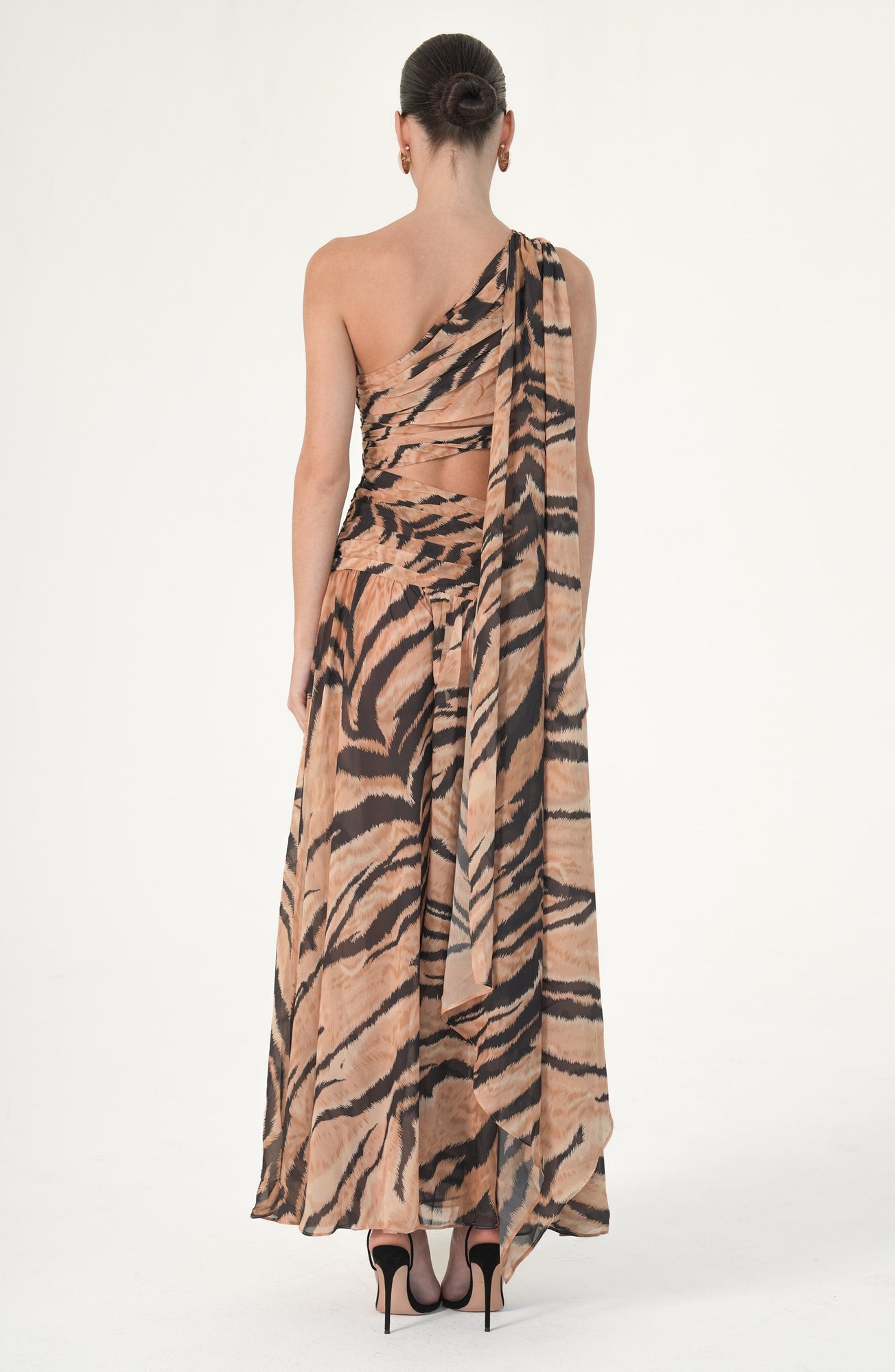 Simone Dress | Tiger Print/Multi