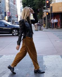 Velvet Trousers | Women | Antic Gold