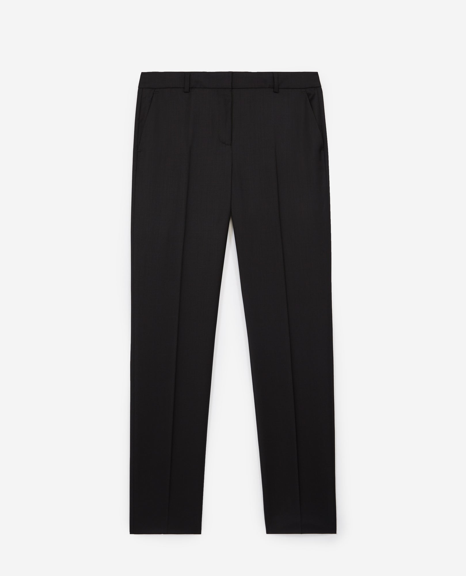 Formal Flowing Pants In Wool | Women | Black