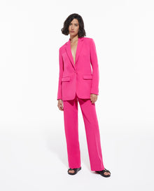 Vibrant Formal Flowing Pants | Women | Pink