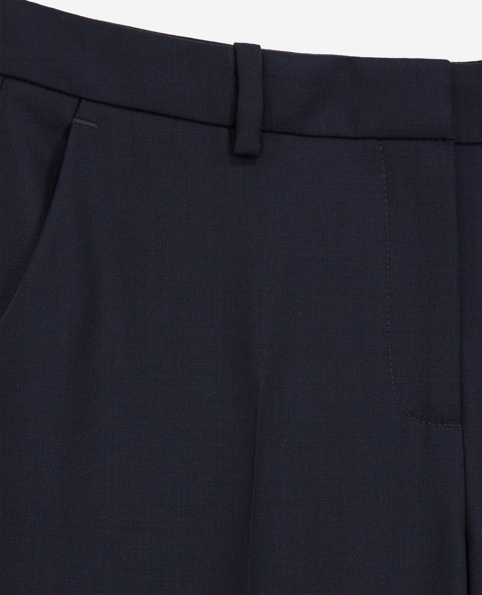 Wool Suit Pants Tailored Cut | Women | Navy Blue