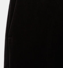 Velvet Flared Suit Pants | Women | Black