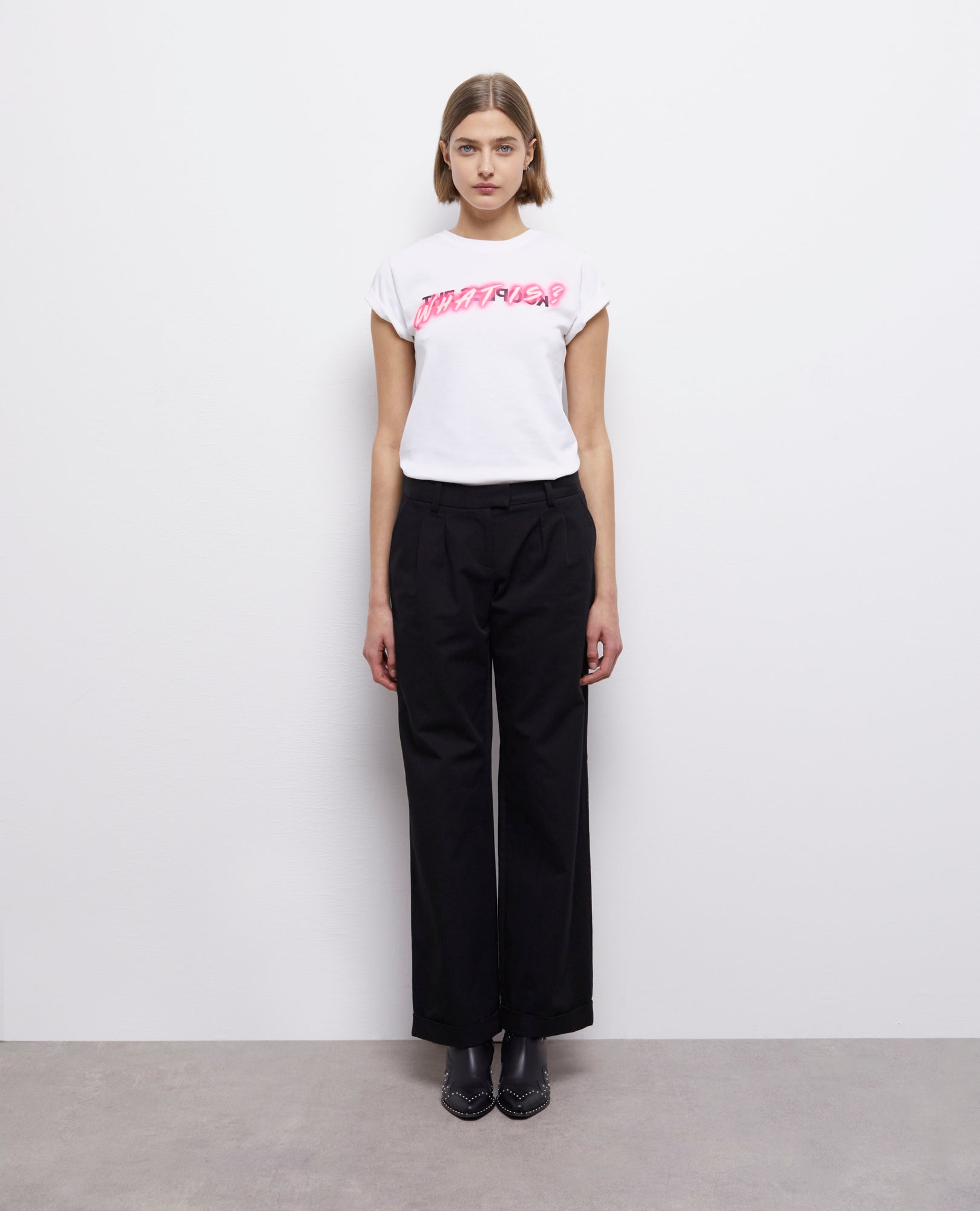 Wide-Leg Pants | Women | Black