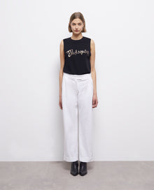 Wide-Leg Pants | Women | White