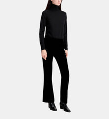 Velvet Suit Trousers | Women | Black