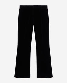 Velvet Suit Trousers | Women | Black