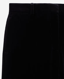 Velvet Suit Trousers | Women | Black