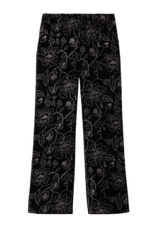 Velvet Suit Trousers | Women | Black