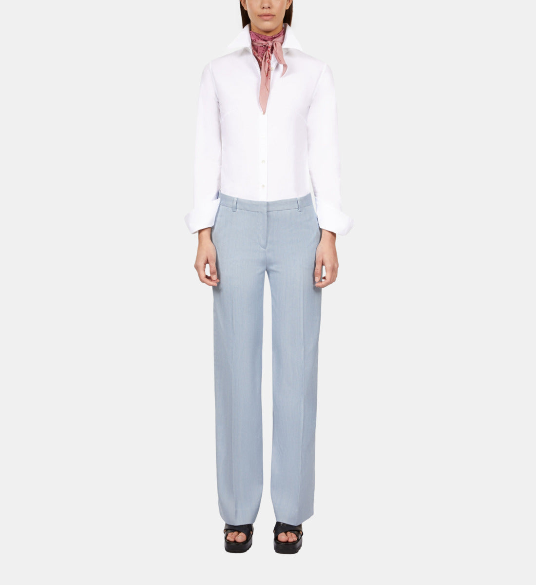 Blue Suit Trousers | Women | Lavender