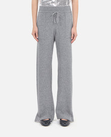 Wool And Cashmere Trousers | Women | Middle Grey Mel