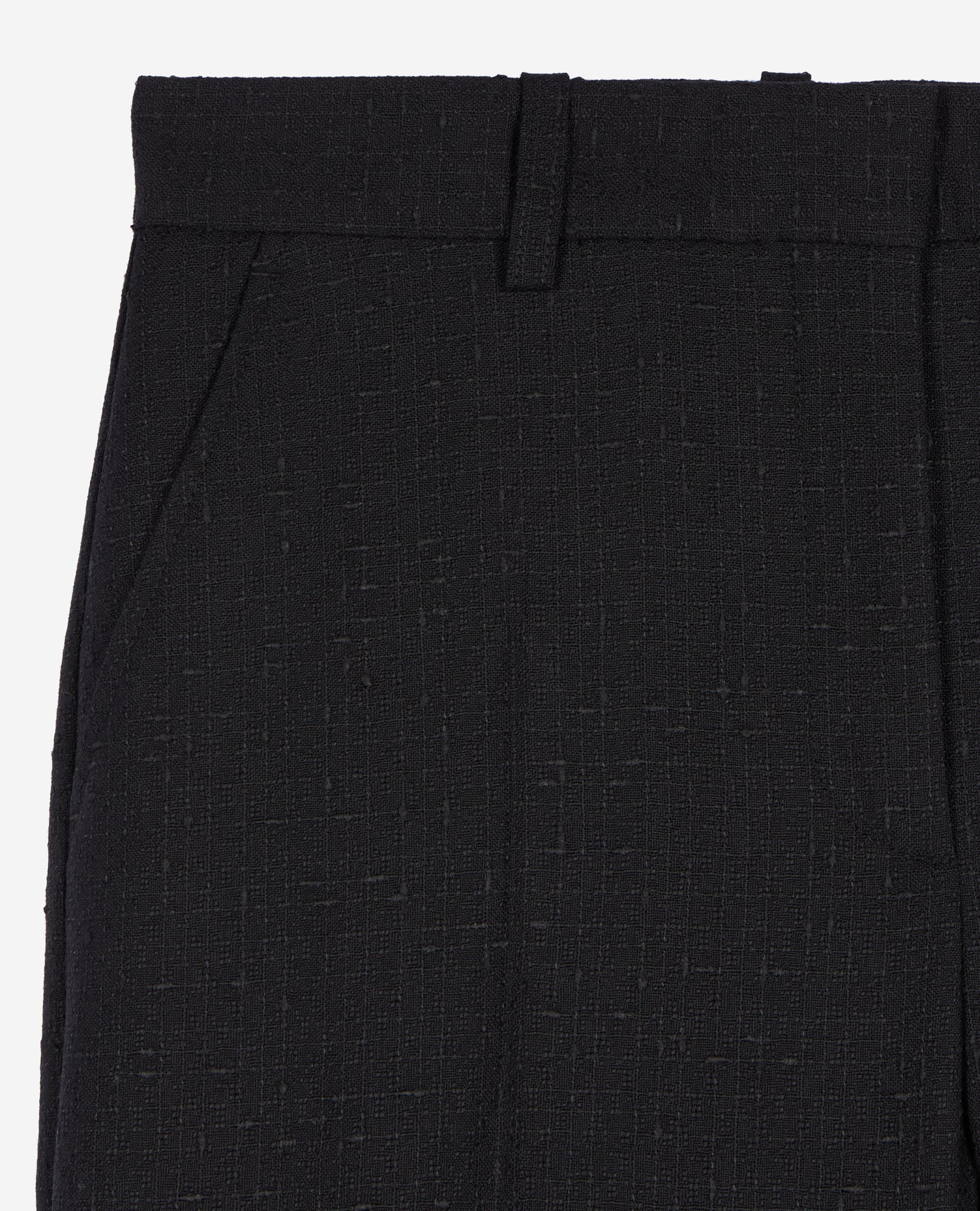 Wool Blend Suit Trousers | Women | Black