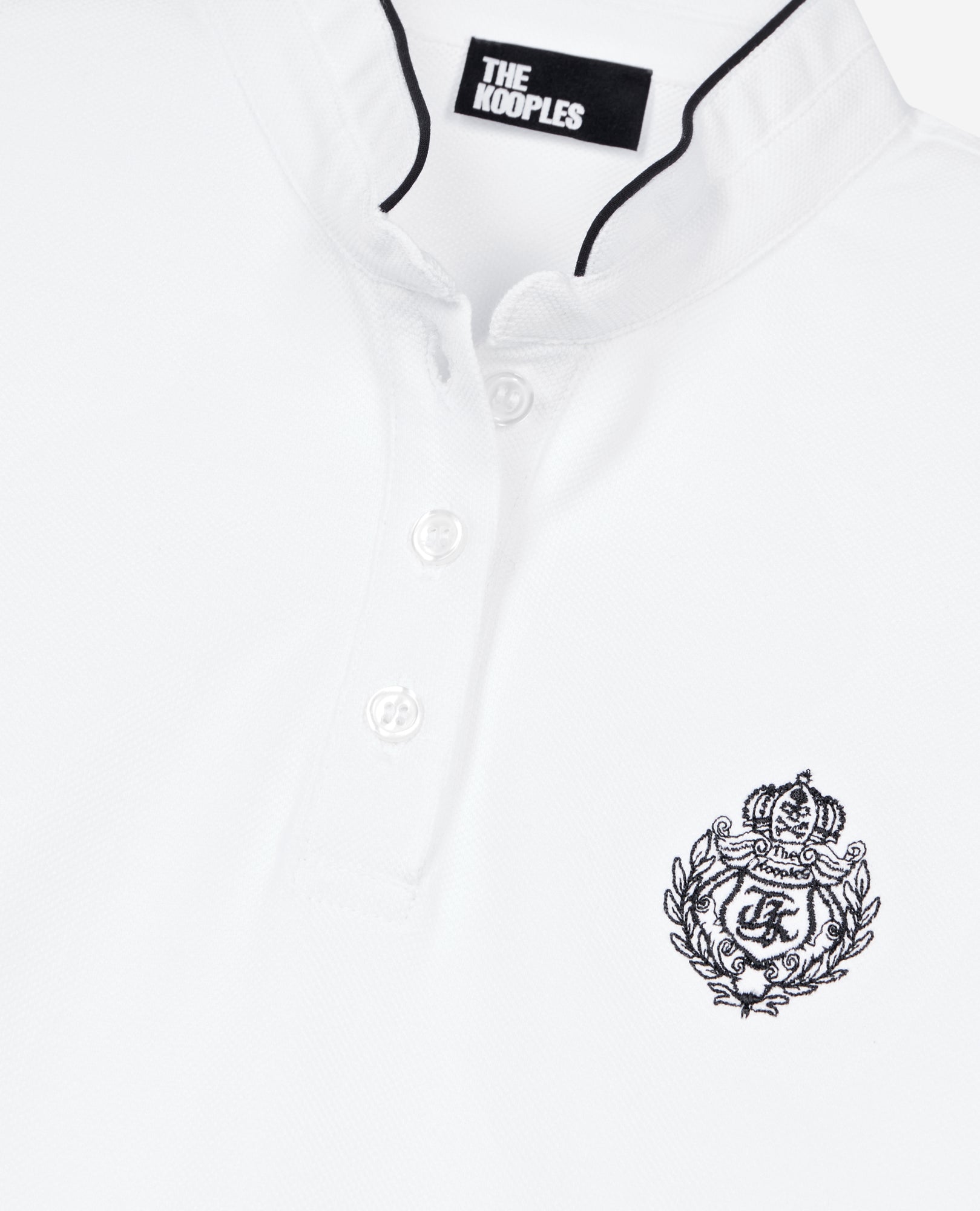 Piqué Cotton Polo T-Shirt | Women | White