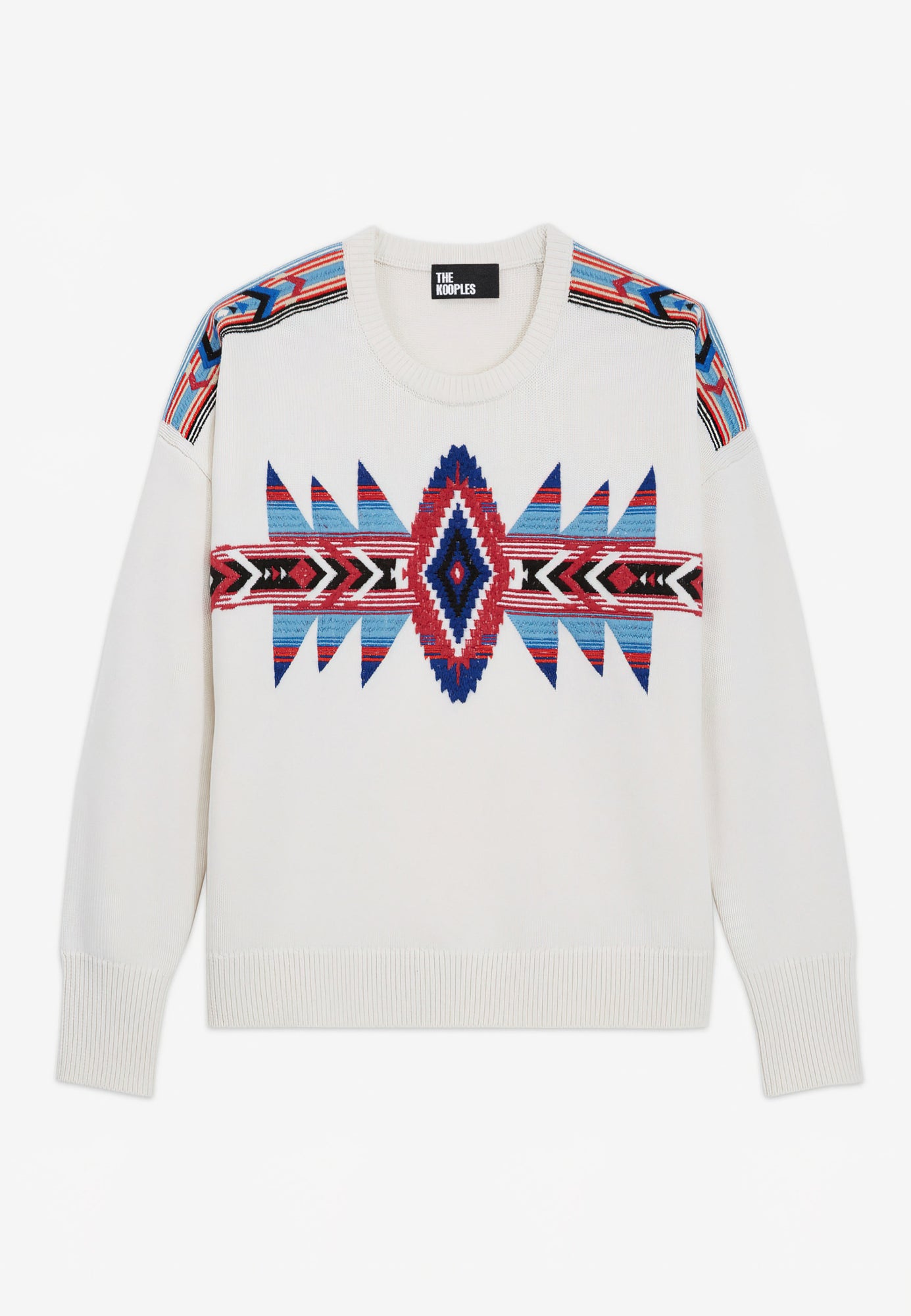 Embroidered Wool Sweater | Women | Off White