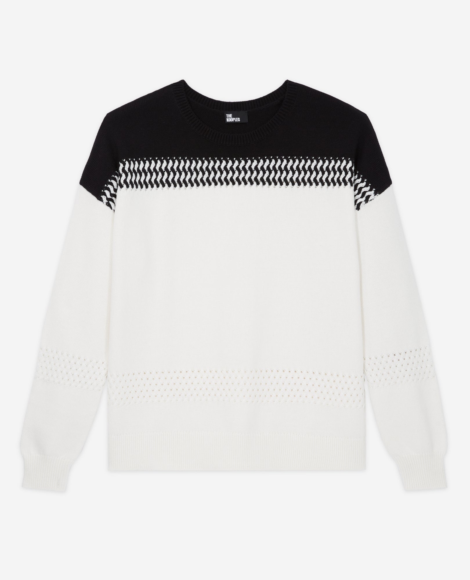 Two-Tone Jumper | Women | White x Black