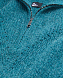 Wool-Blend Sweater | Women | Blue Petrol