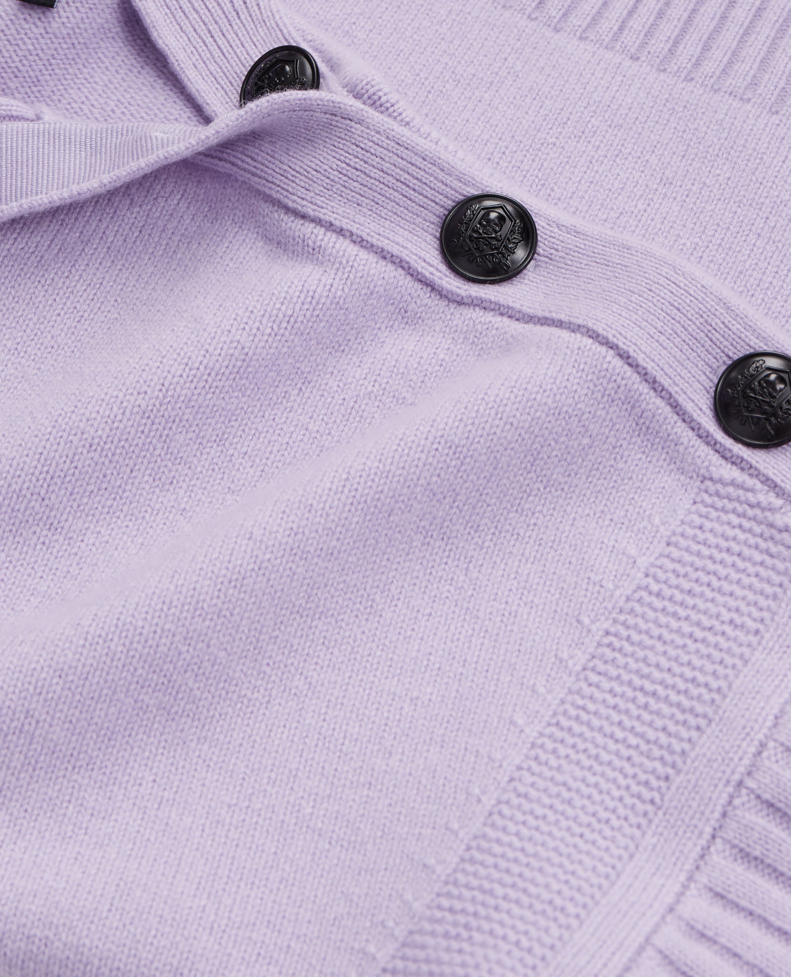 Wool And Cashmere Sweater With Buttons | Women | Light Purple