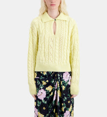 Wool-Blend Sweater | Women | Yellow