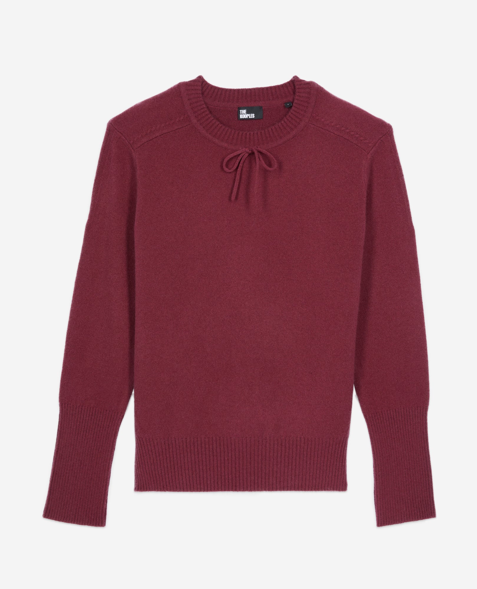 Burgundy Cashmere Sweater | Women | Aubergine