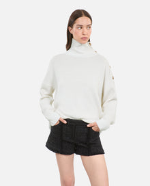 Wool And Cashmere Sweater | Women | Ecru