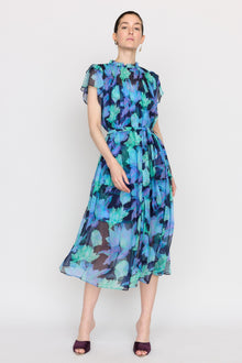 Vera Dress | Midnight Waterlily