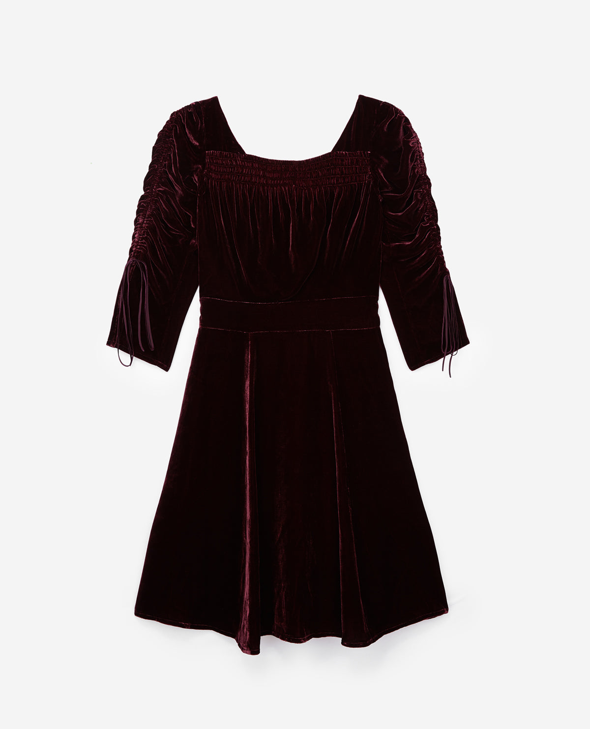 Velvet Dress | Women | Burgundy