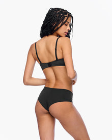 Black Hot Pant - Free Cut Micro Cheeky Brief