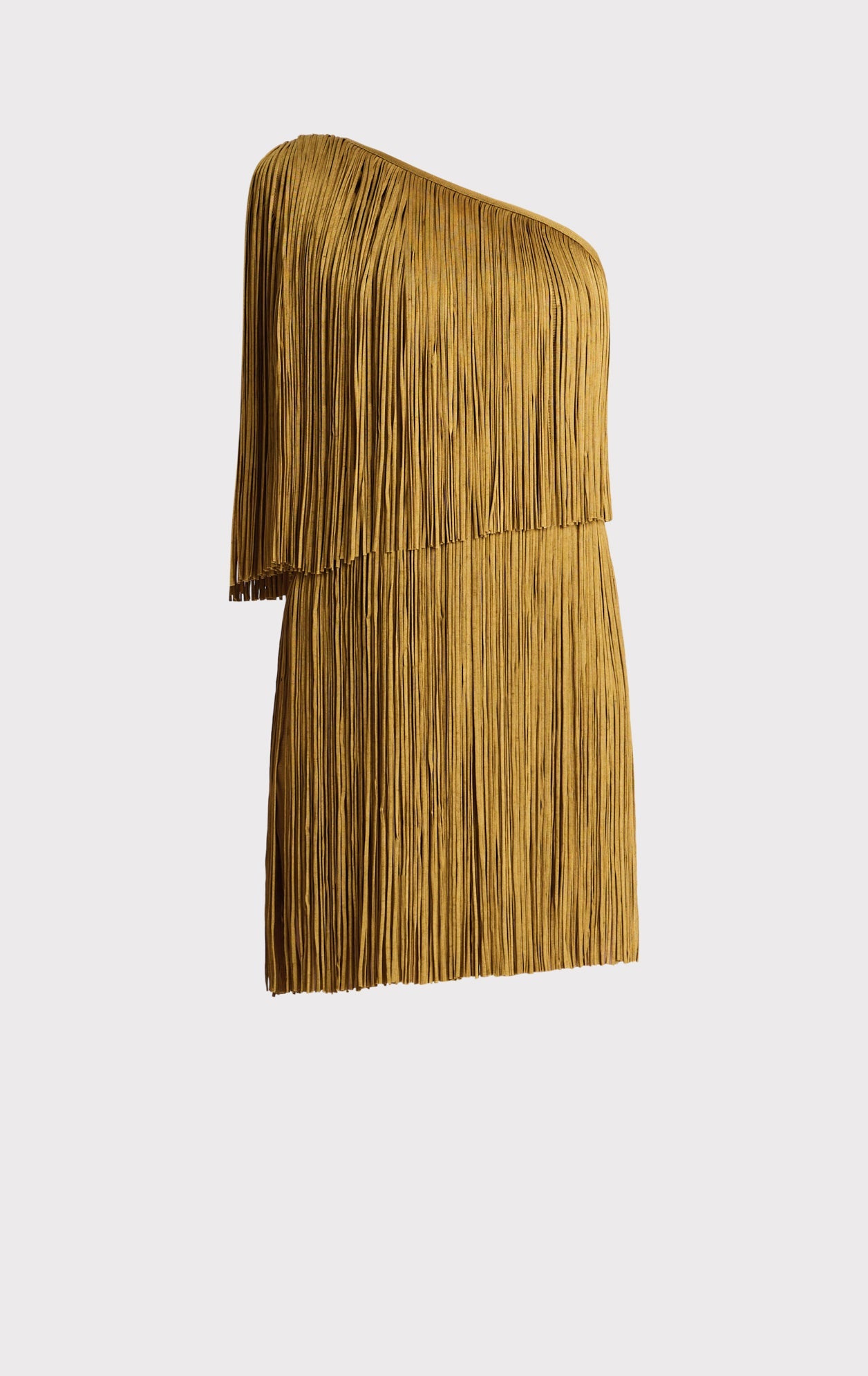 One Shoulder Mini Fringe Dress | Bosc