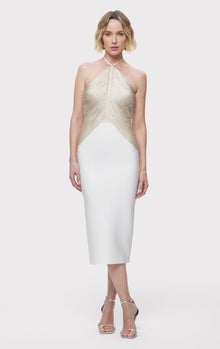 The Addison Dress | Chalk Alabaster