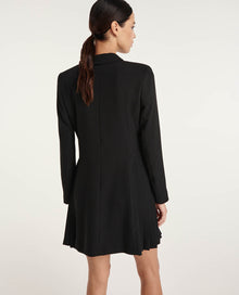 Jacket Dress With Pleating | Women | Black