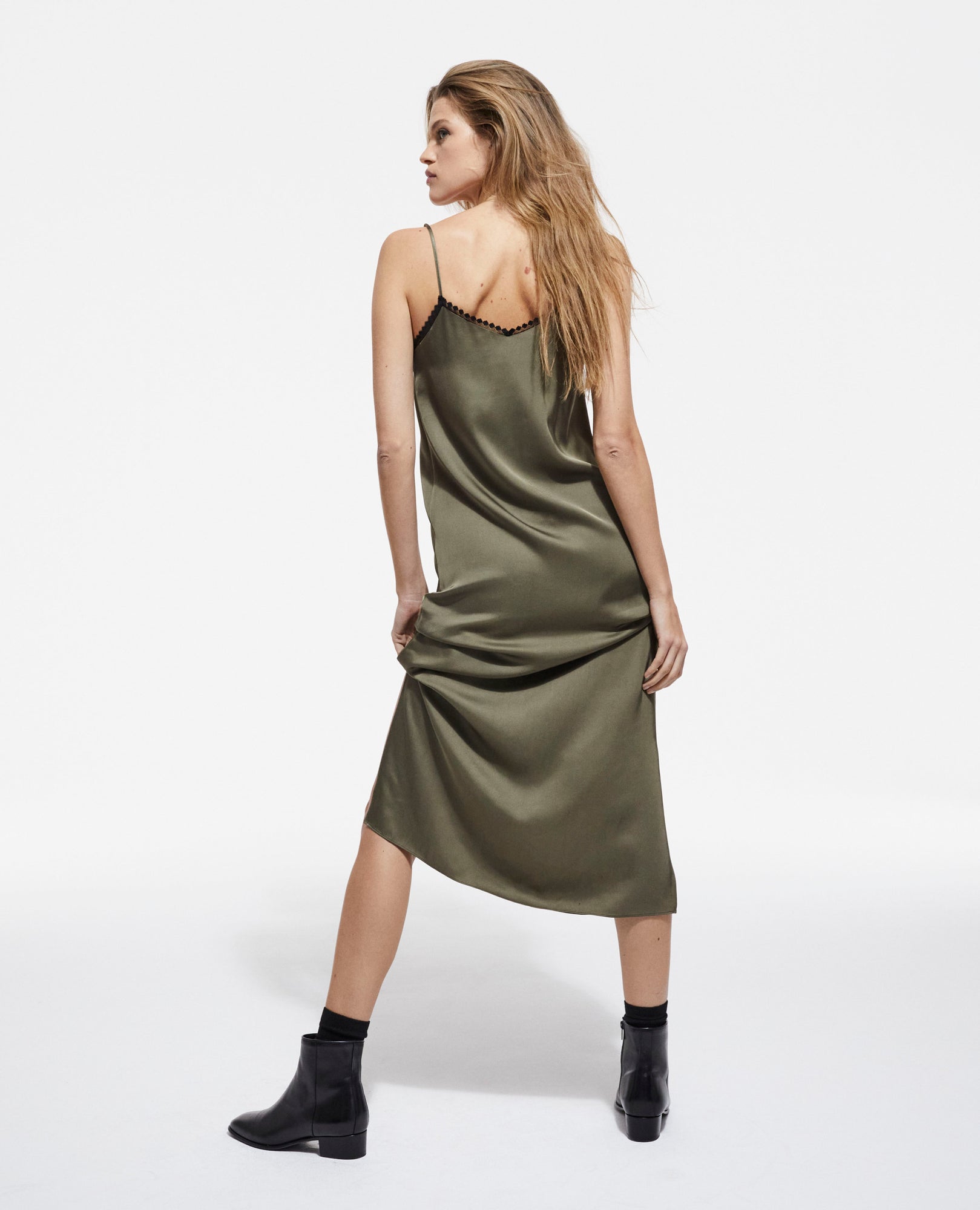 Long Khaki Dress | Women | Algue