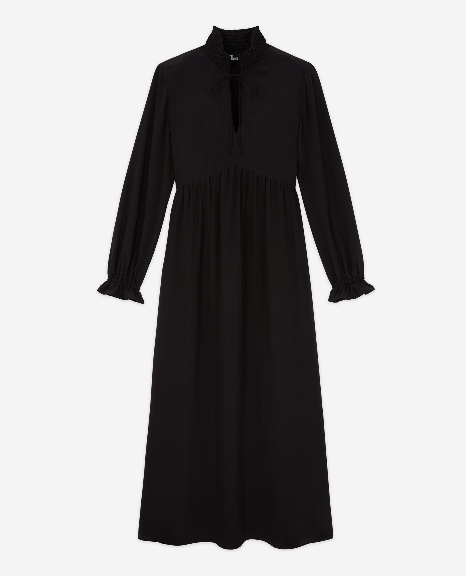 Long Silk Dress | Women | Black