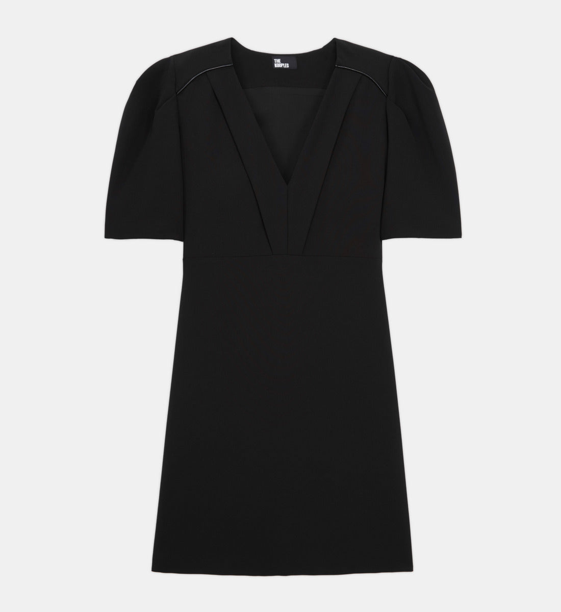 Short Crepe Dress | Women | Black