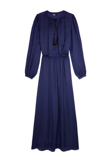 Long Dress With Lacing | Women | Night Blue