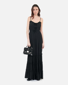 Long Dress With Bows | Women | Black