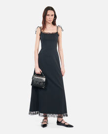 Long Dress With Lace | Women | Black