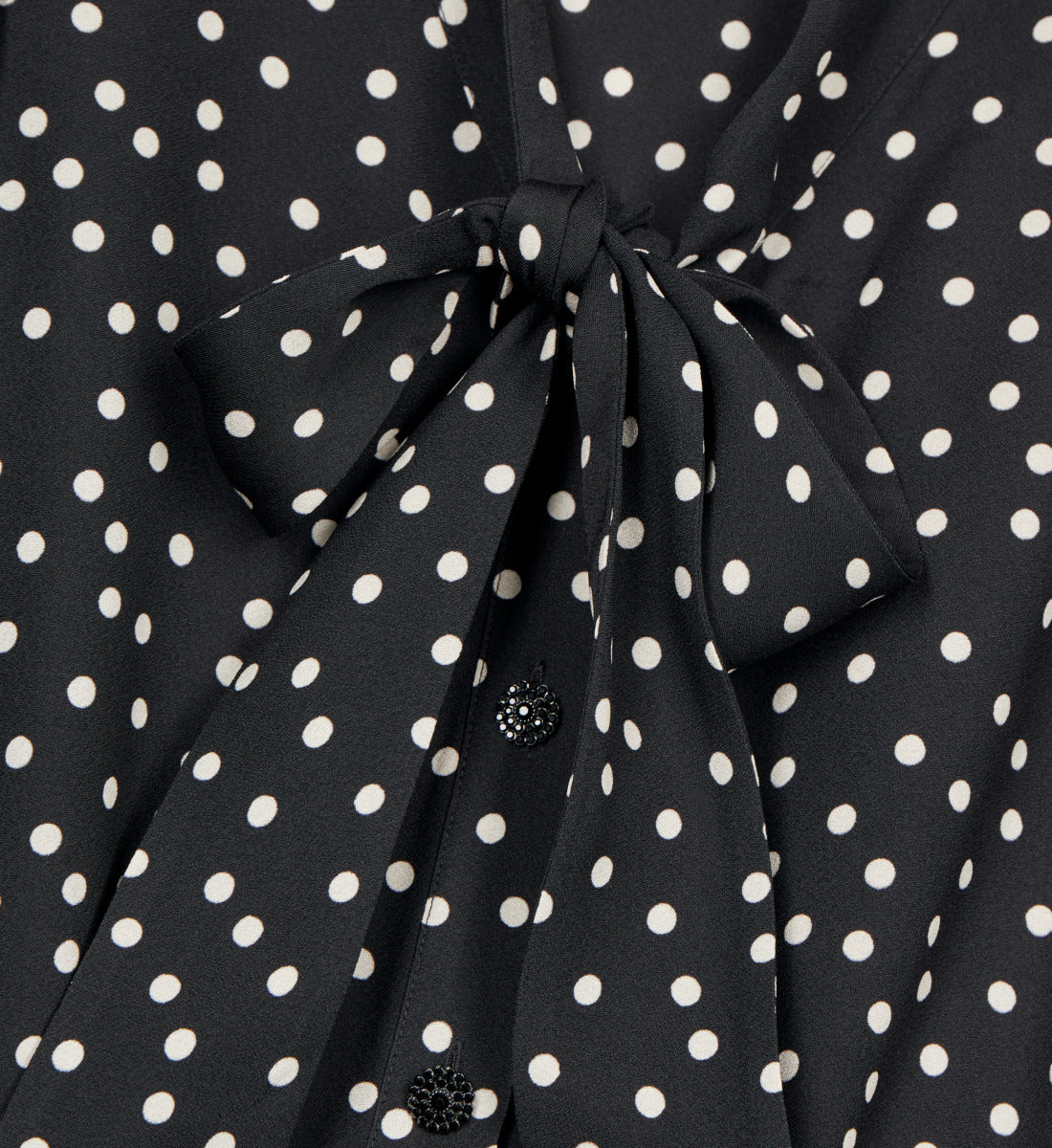 Short Polka Dot Dress | Women | Black x White