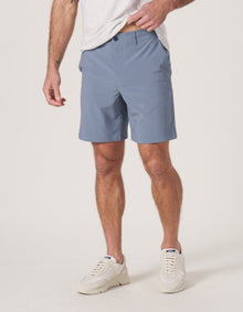 Men | Hybrid Short | Mineral Blue
