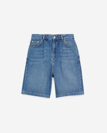 Shorts With Cuffs | Women | Blue Denim