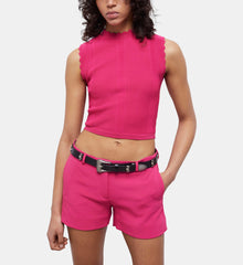 Crêpe Suit Shorts | Women | Pink